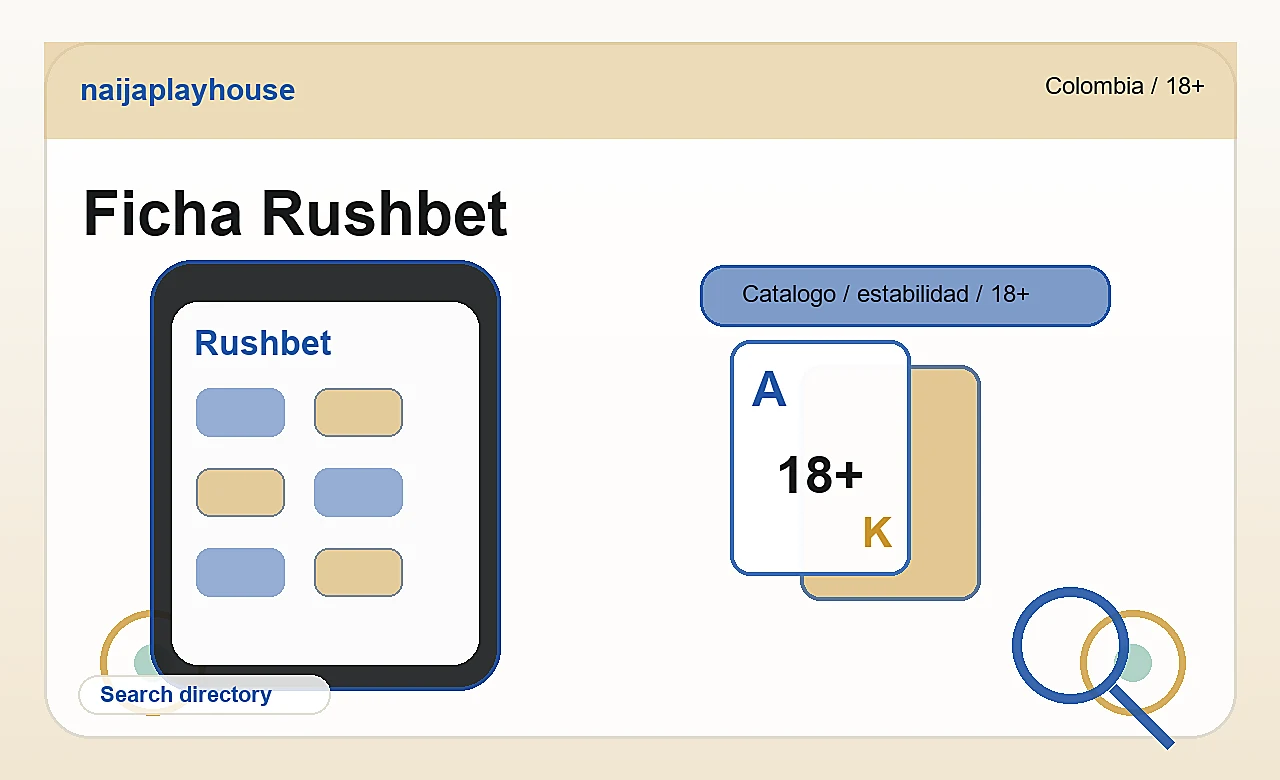 Visual editorial de Rushbet